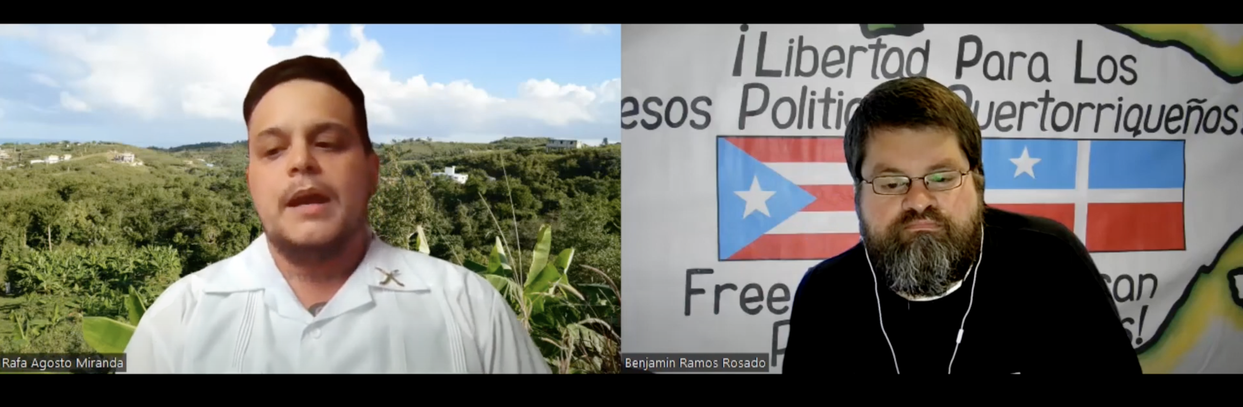  Benjamin Ramos, a queer member of the ProLibertad Freedom Campaign, interviews Raphael Agosta Miranda